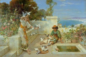 Children by the Mediterranean